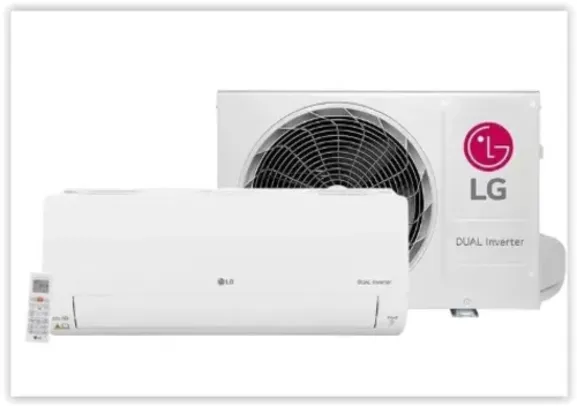 Ar Condicionado Split Hi Wall Inverter LG Voice R-32 12000 BTU/h Frio S3NQ12JA31K.EB2GAM1 – 220 Volts