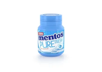 [Leve +Por- R$12 ] MENTOS Garrafa Goma De Mascar Sem Açúcar Mentos Pure Fresh Mint | 56G