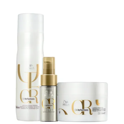 Kit Wella Professionals Oil Reflections Trio (3 produtos)