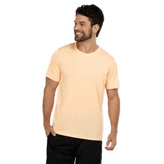 Camiseta Masculina Oxer Manga Curta Malha Mescla Basic