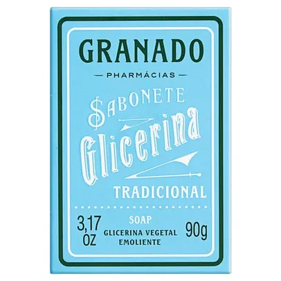 Sabão em barra Granado Vegetal Tradicional Glicerina de 90 g