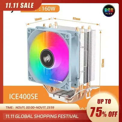 Aigo-cpu cooler refrigerador ice400se