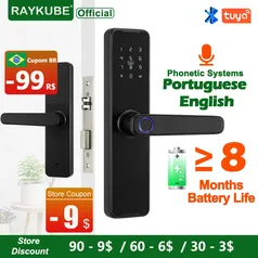 Fechadura Eletrônica Inteligente Raykube k7 Pro+