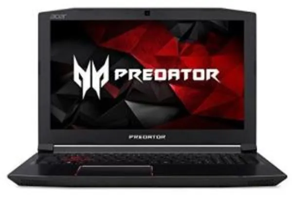 Notebook Acer Predator Helios 300 G3-572-75L9 Intel Core i7 16GB 2TB HD GeForce GTX 1060 6GB 15,6" IPS FHD Windows 10