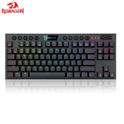  Teclado Mecânico Sem Fio REDRAGON K621 HORUS TKL