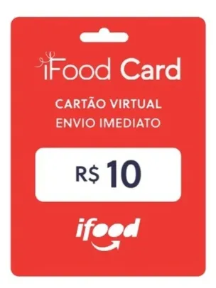 Gift Card iFood de R$10 por R$7
