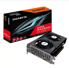 Placa de Vídeo Gigabyte Radeon RX 6500 XT Eagle, 4GB, GDDR6, FSR, Ray Tracing, GV-R65XTEAGLE-4GD