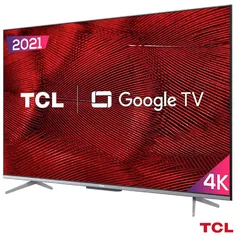 [PRIME R$2521] Smart TV TCL LED UHD 4K 55 Google TV, Google Assistant, Borda Ultrafina, Wi-Fi 55P725