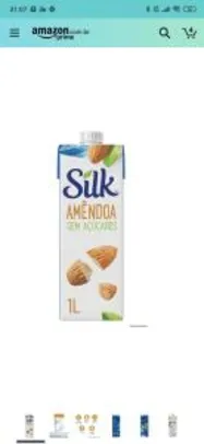 [Comprando 5 sai- R$6 UN] Leite de Amêndoas sem açúcar Silk - R$6