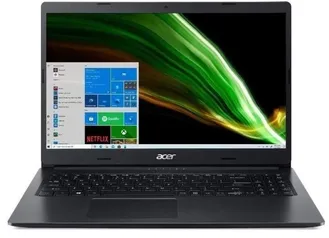 Notebook Acer Aspire 3 preta 15.6", AMD Ryzen 7 3700U 8GB de RAM 256GB SSD | R$3648