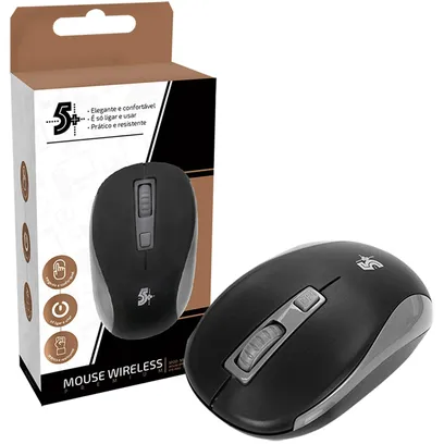 Foto do produto Mouse Wireless 2.4ghz Office Premium (Sem Fio) - 5+