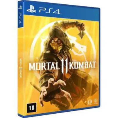 [R$: 50 AME+CARTÃO SUBMARINO] Game Mortal Kombat 11 Br - PS4