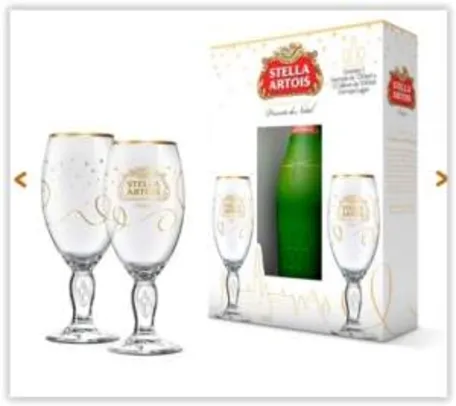 [Empório da Cerveja] Gift para Presente Stella Artois por R$ 38