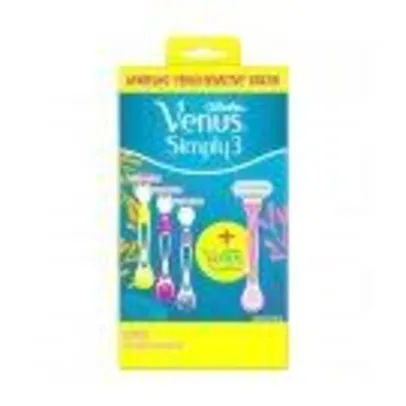 Kit Aparelho de Depilar Gillette Venus Simply 3 | R$13