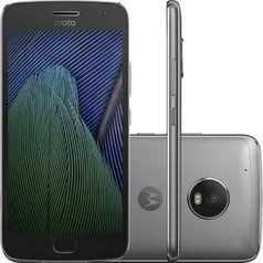 Smartphone Moto G 5 Plus Dual Chip Android 7.0 Tela 5.2" 32GB 4G Câmera 12MP - Platinum R$ 950