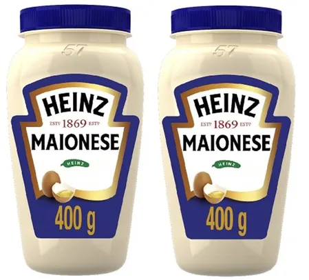 Kit 2 Maioneses Heinz Tradicional 400g