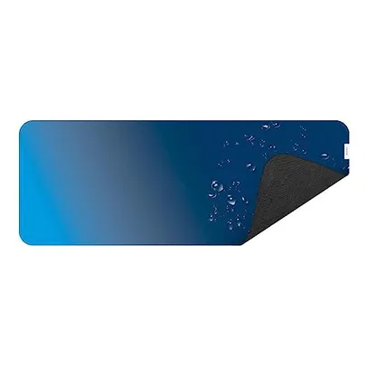 Geonav Mouse Pad Desk, Tecido sintético impermeável e antiderrapante, Toque macio, 80x30cm, OFDP01BL, Azul