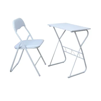 Conjunto Mesa e Cadeira de Estudo Carrefour Branco