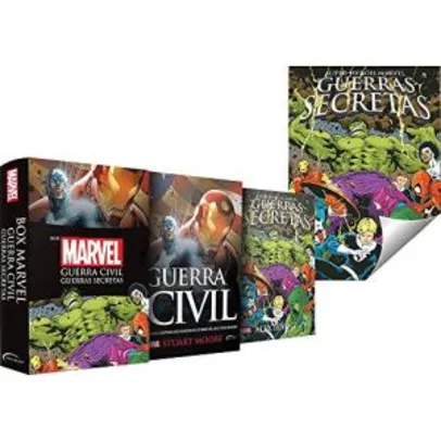 Box Marvel Guerra Civil: Guerras Secretas (Português) Capa Comum - R$26