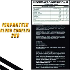 Kit 2x Whey Protein Isolado Iso Blend Complex 2Kg - Pretorian