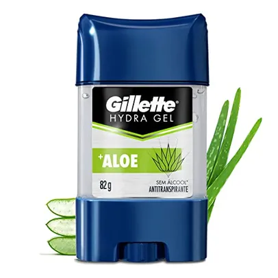 (Rec) Desodorante Gel Antitranspirante Gillette Hydra Gel Aloe 82g