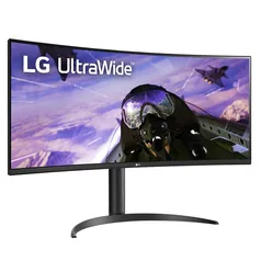 Monitor Gamer LG 34' VA Ultrawide Curvo, 160 Hz, QHD, 1ms,  99% sRGB, HDR 10