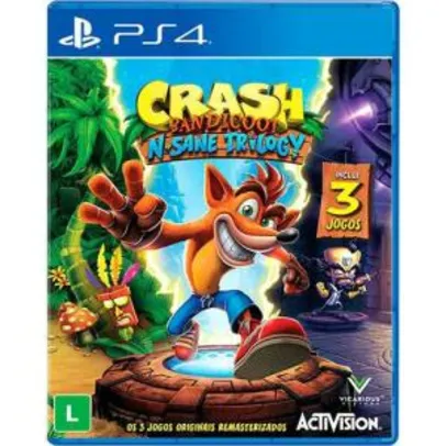 Game Crash Bandicoot N'sane Trilogy - PS4 - R$ 80