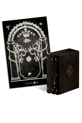 Box de Livros - Senhor Dos Anéis (3 Volumes) + Pôster - 1ª Ed. | R$95