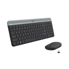 Teclado e Mouse Logitech MK470 Slim Ultrafino, Teclas Silenciosas, Plug And Play | R$210