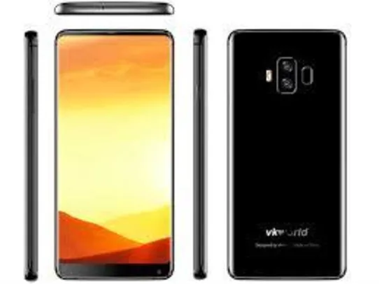 vkworld S8 Face Recognition 5.99-inches 18:9 Full Screen Smartphone 4GB RAM 64GB ROM - R$ 531