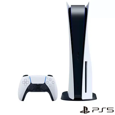 Console Playstation 5 com leitor de disco e controle dual sense | R$4699
