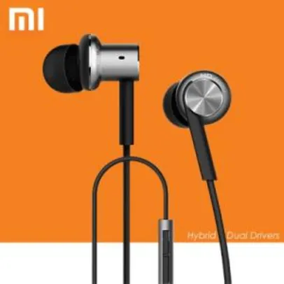 Fone de Ouvido Xiaomi Hybrid Dual Drivers Earphones Mi IV por R$ 44