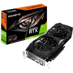 2060 Placa de Vídeo Gigabyte NVIDIA GeForce RTX 2060 WindForce OC 6G, GDDR6 - R$1599