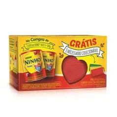 Kit Composto Lácteo Ninho Fases 1+ Prébio 800g 2 Unidades Grátis Necessaire R$42