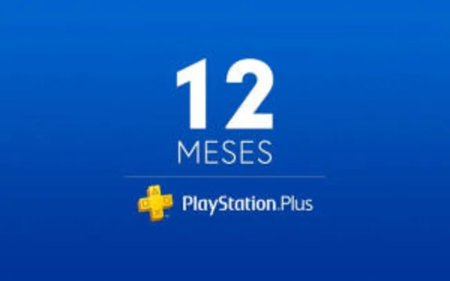 [R$ 106 AME] Playstation Plus 12 meses | R$111