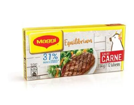 5 Caldo de carne Maggi equilibriumTablete 114g (recorrência) R$9