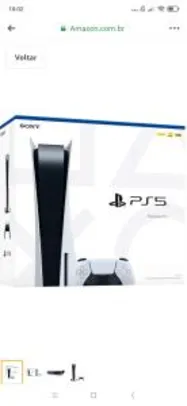 [PRIME] Console PlayStation®5 | R$4.699