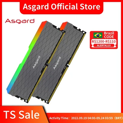 🔥 Memória Ram Asgard DDR4 2x8GB 3200MHz RGB 