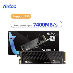 SSD Nvme Netac NV7000t de 1tb de armazenamento - Para Playstation 5, PC e Notebook