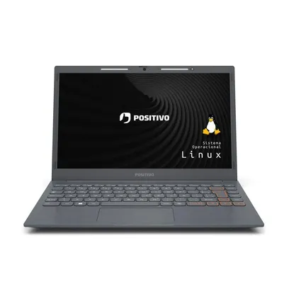 Foto do produto Notebook Positivo Vision C14 Intel Celeron Linux 4GB 128GB eMMC 14 Hd Lumina Bar Cinza