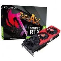 Placa de Vídeo Colorful GeForce RTX 3070 NB V2 LHR-V, 8GB, GDDR6, DLSS, Ray Tracing