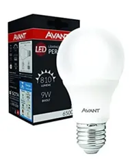 [PRIME + LEVE 6 PAGUE 3] Lâmpada Led 9w Bulbo E27 Bivolt Branco, Avant | R$3,50