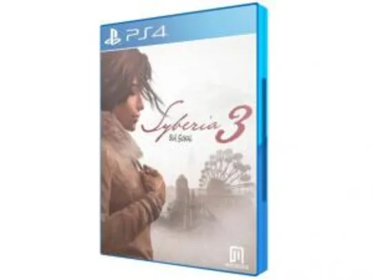 Syberia 3 para PS4 - Ubisoft R$11