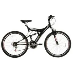 Bicicleta Track Bikes TB300 Preto Fosco, Aro 26, 18 Marchas - R$408