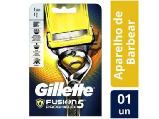 Saindo por R$ 15: Aparelho de Barbear Gillette Fusion - Proshield | Pelando