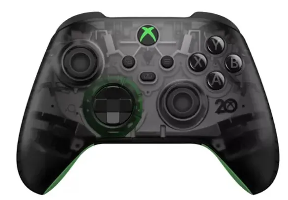 Controle para PC Xbox Series XS Xbox One - sem Fio Edição Especial 20 Aniversário Microsoft