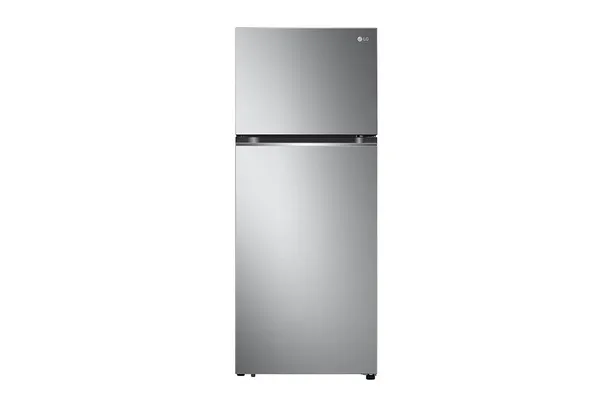 Geladeira LG Frost Free Inverter 395L Duplex Cor Inox Look (GN-B392PLM)