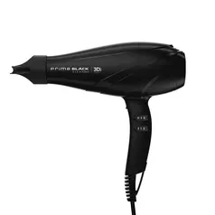 Secador de Cabelo Prime Black Titânio 3D 2300W