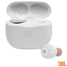 Fone de Ouvido sem Fio JBL Tune 125 TWS Intra-auricular Branco - JBL T125 TWS