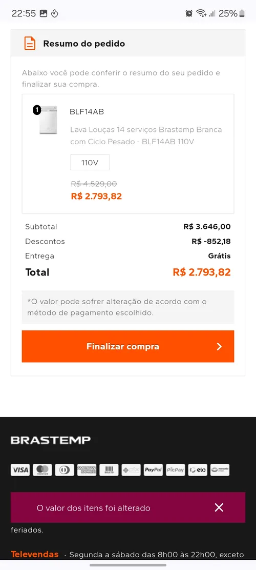 Imagen na descrição da promoção